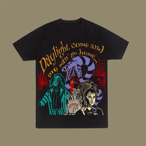 Beetlejuice Inspired Tee Betelgeuse Shirt Tim Burton Etsy