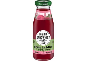 BRACIA SADOWNICY Gęste jabłko z warzywami burak tymianek 215ml BARBORA