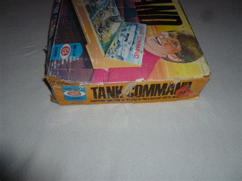 BOXED VINTAGE BOARD GAME IDEAL TANK COMMAND 1975 W BOX ARMOR BATTLE WAR