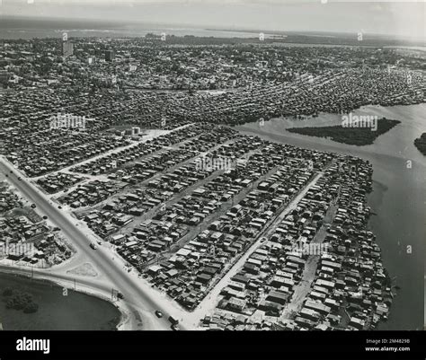 El Fanguito Pie de foto original Vista aérea del barrio de El