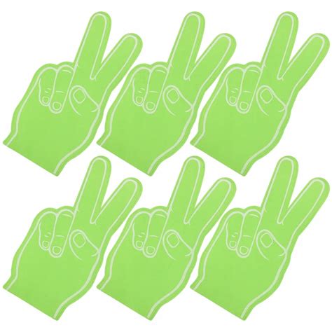 6pcs Giant Foam Finger Cheerleading Foam Hand Toy 13659936213