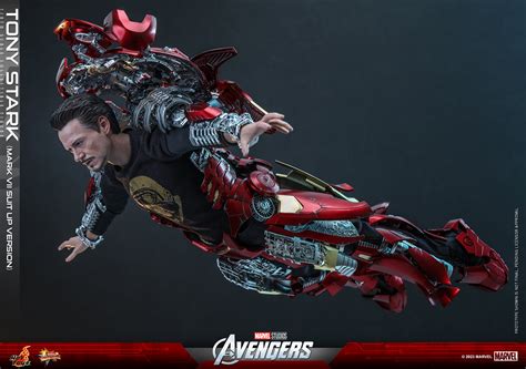 Hot Toys The Avengers 1 6th Scale Tony Stark Mark VII Suit Up Version Collectible Fig