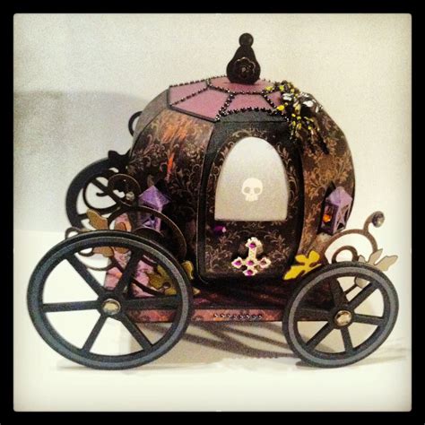 Halloween Pumpkin Carriage #svgcuts | Halloween paper, Halloween crafts ...