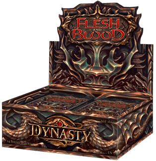 Veselý drak Karty Flesh Blood Booster Box sady Dynasty