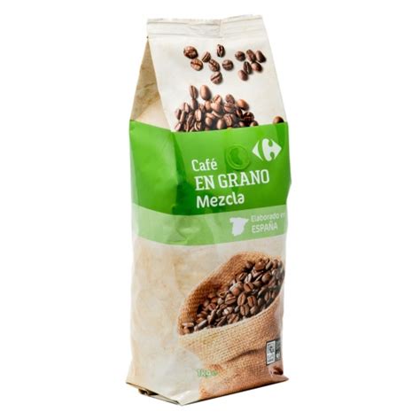 Café grano mezcla Carrefour 1 kg Supermercado Online Carrefour