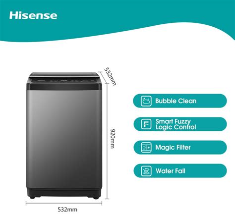 Hisense Kg Top Load Washing Machine Wtja T Mama