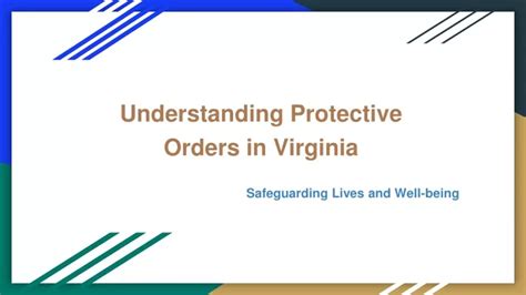 PPT - Understanding Protective Orders in Virginia PowerPoint ...