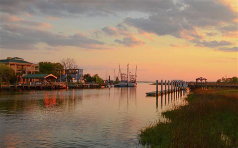 Shem Creek Sunset Photograph by Leah Sparks Images