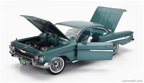 sun star  scale  chevrolet impala sport coupe  turquoise