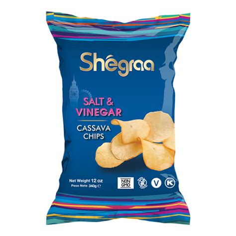 Shegraa Salt And Vinegar Yuca Cassava Chips 340g — Inside U