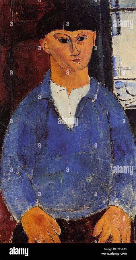 Amedeo Modigliani Portrait Moise Kisling 1916 Stock Photo Alamy