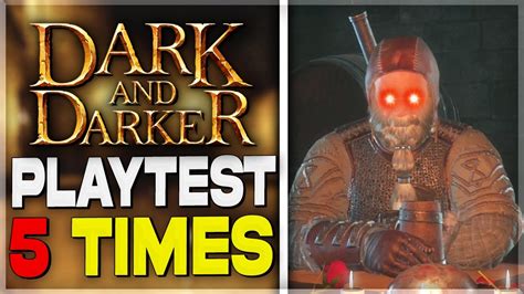 PLAYTEST 5 ANNOUNCED Dev Info More Dark And Darker YouTube