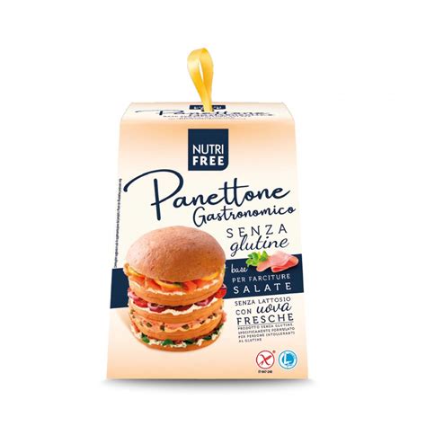 Panettone Gastronomico Senza Glutine Senza Lattosio Nutrifree 400 G