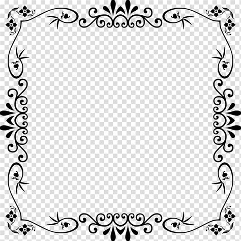 Page Border Frame Black And White Png Infoupdate Org