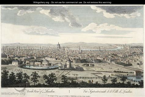 A North View of London, plate 3 from 'Views of London', 1794 ...