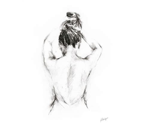 Figure Drawing Nude Art Sketch Fashion Sketch Figurative Etsy