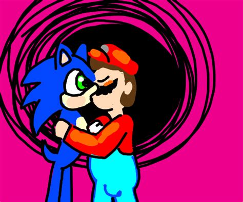 Best Ideas For Coloring Mario Sonic Kiss