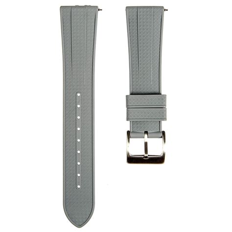 Grid Textured Fkm Strap With Quick Release