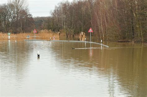 Lippe Hochwasser 2011 Am Tibaum Bei Werne Stockum Nichts Geht Mehr