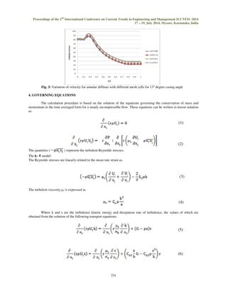 3D FLOW ANALYSIS OF AN ANNULAR DIFFUSER WITH AND WITHOUT STRUTS PDF