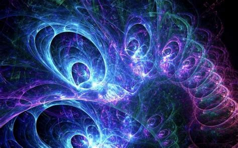 Sparkling Fractal Glow Spiral Hd Abstract Wallpapers Hd Wallpapers