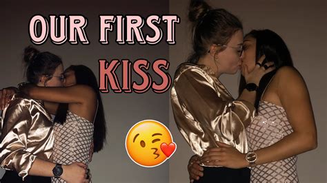 Our Very First Kiss Lesbian Couple Youtube