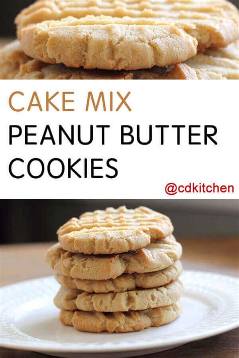 Cake Mix Peanut Butter Cookies Recipe | CDKitchen.com