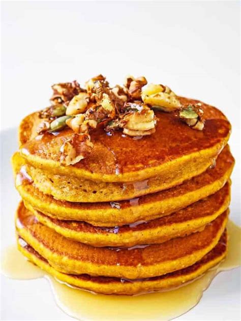 Pumpkin Pancakes Recipe LeelaLicious