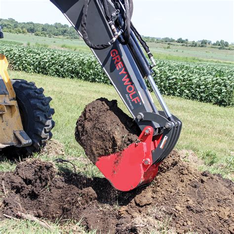 GreyWolf™ Skid Steer 12" Bucket Backhoe | GreyWolf™ Attachments