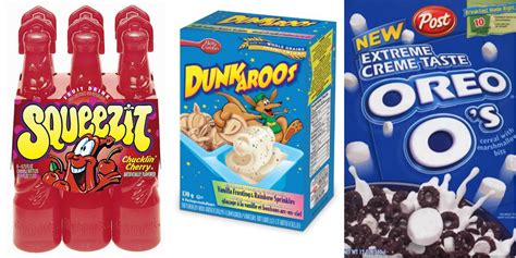 Nostalgic Childhood Snacks - Favorite 90s Snacks - Delish.com