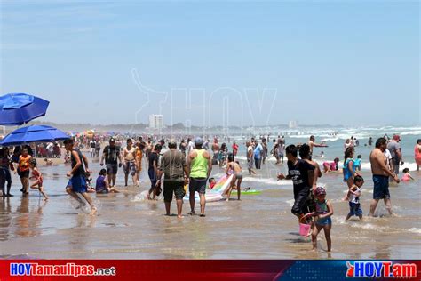 Hoy Tamaulipas Visitan Playa Miramar Mas De 20 Mil Personas