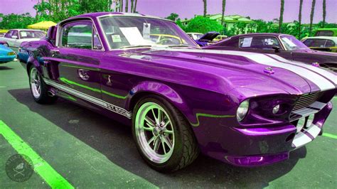 Metallic Purple 1967 Ford Mustang