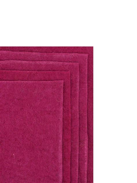 Hot Pink Felt Sheets Woollyfelt