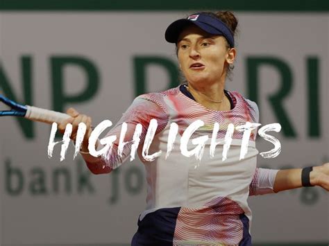 Irina Camelia Begu Jasmine Paolini Roland Garros Highlights