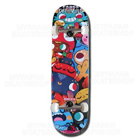 Vik Max Skateboards Complete Set Model Dream Land Size 75 Inch For