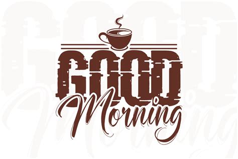 good morning coffee winter t shirt design 14949341 Vector Art at Vecteezy