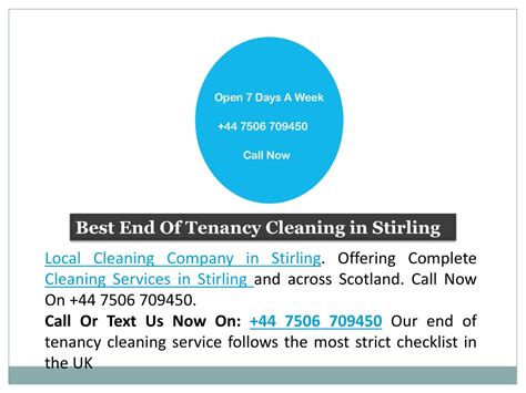 Ppt Best End Of Tenancy Cleaning Stirling Powerpoint Presentation