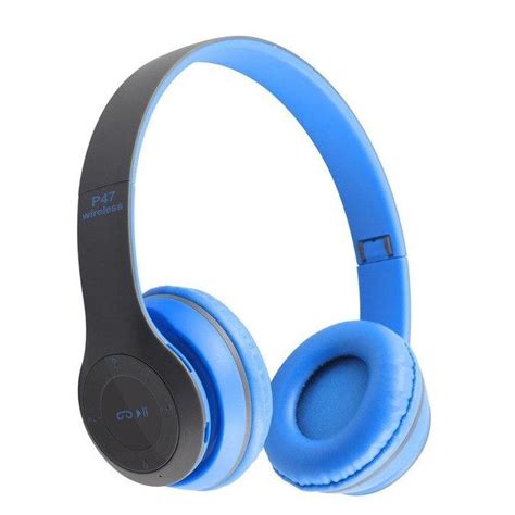 تسوق P47 Multi Functional Wireless Bluetooth Headset Blue اونلاين جوميا مصر