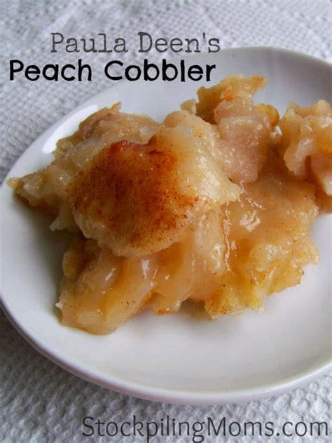 Paula Deen's Peach Cobbler - STOCKPILING MOMS™