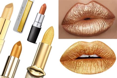 Best Gold Lipsticks From Metallic To Liquid Matte