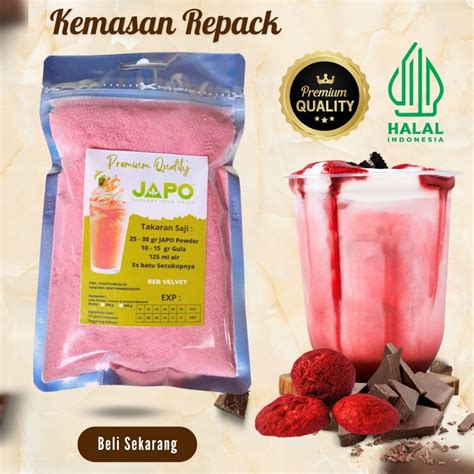 Jual REPACK 250 Gr JAPO PREMIUM POWDER DRINK SERBUK MINUMAN INSTAN 1