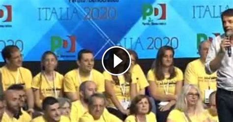 Pd Il Segretario Matteo Renzi Parla Al Forum Nazionale A Milano Segui