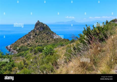 Torre Del Mar Tirreno Y Caina Vista Desde La Carretera Del Monte San