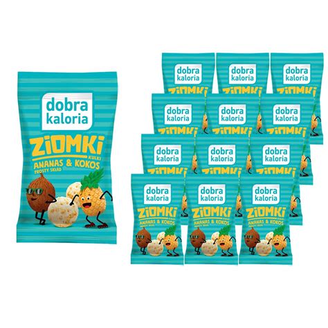 Dobra Kaloria Ziomki Ananas I Kokos 24g X 12 Sztuk 12624126992 Allegro Pl