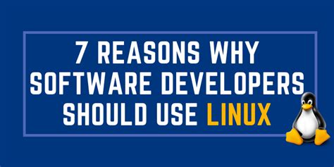 Reasons Why Software Developers Should Use Linux