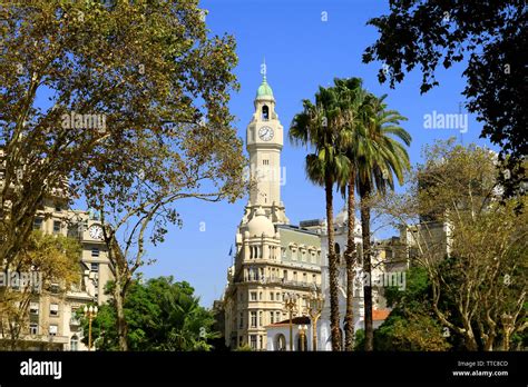 Stunning Historic Buildings in Downtown Buenos Aires View from Plaza de Mayo Square, Argentina ...