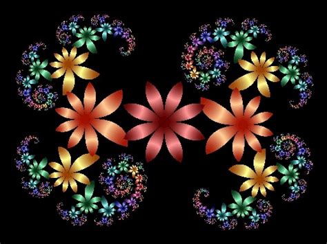 Flower Fractal | Fractal art, Fractals, Flower art