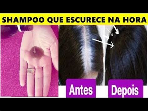 Cabelo Branco Ficar Preto Na Hora Sem Qu Mica Naturalmente Youtube