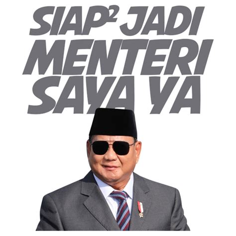 Sticker Maker - Prabowo Subianto