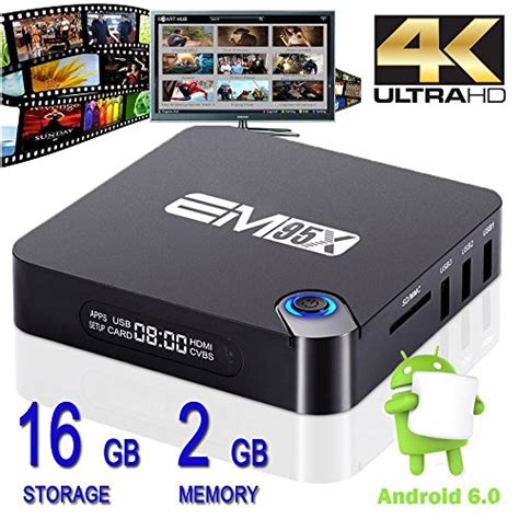 Supvin Gb Gb Em X Android Tv Box K Amlogic S X Quad Core Arm